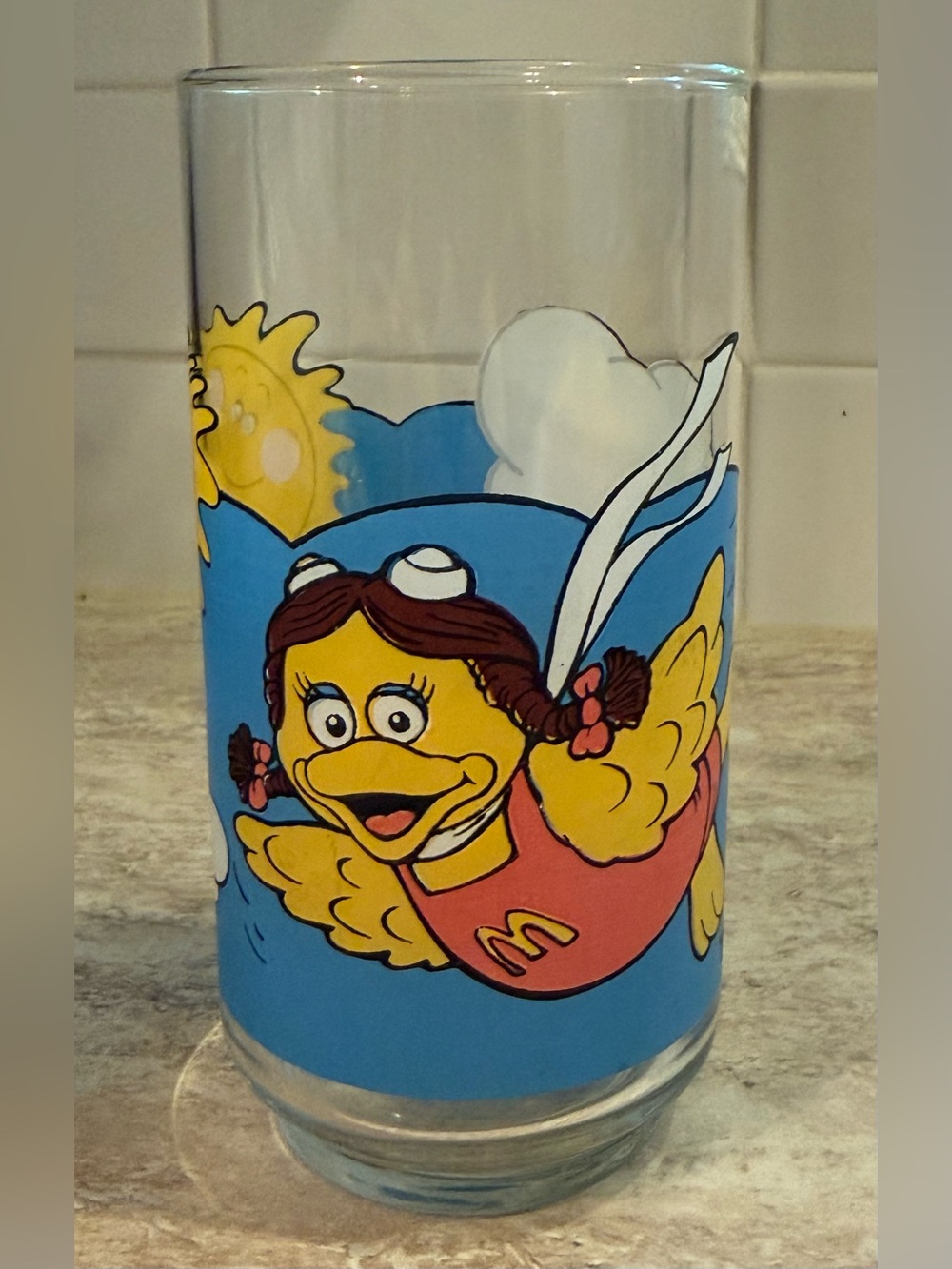 Vintage McDonald's "Birdie the Early Bird" Collector Glass.